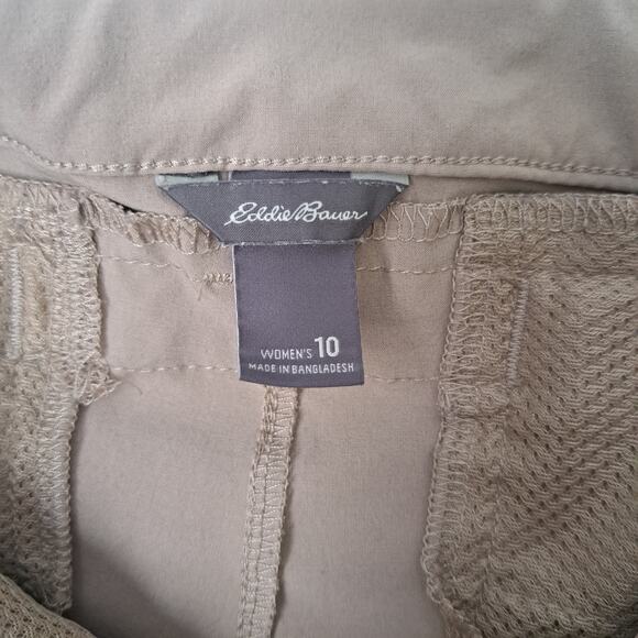 Eddie Bauer Convertible Hiking Pants Tan Women's Size 10 - Picture 5 of 10